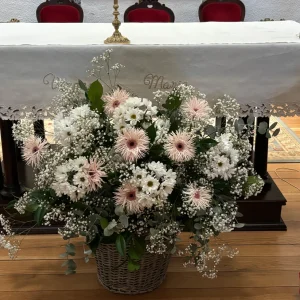 Cesta de Flores para Iglesia